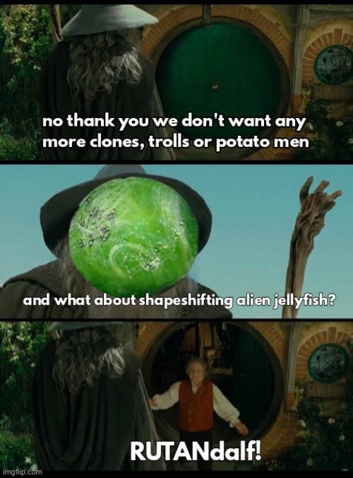 Rutandalf | image tagged in doctor who,memes,the hobbit,lord of the rings,the lord of the rings,hobbit | made w/ Imgflip meme maker