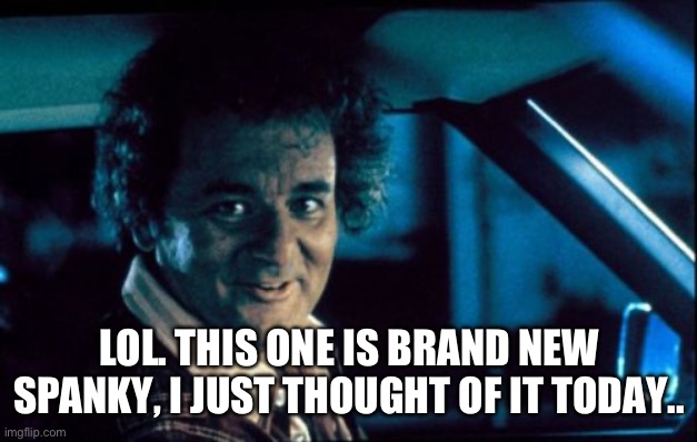 Legal Bill Murray Meme | LOL. THIS ONE IS BRAND NEW SPANKY, I JUST THOUGHT OF IT TODAY.. | image tagged in memes,legal bill murray | made w/ Imgflip meme maker