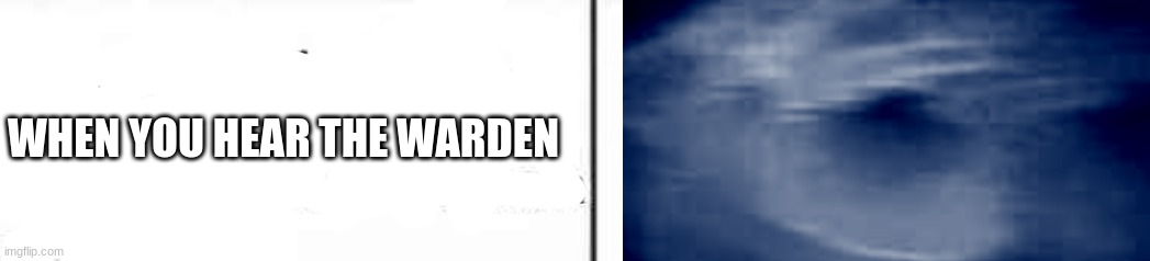 WHEN YOU HEAR THE WARDEN | made w/ Imgflip meme maker