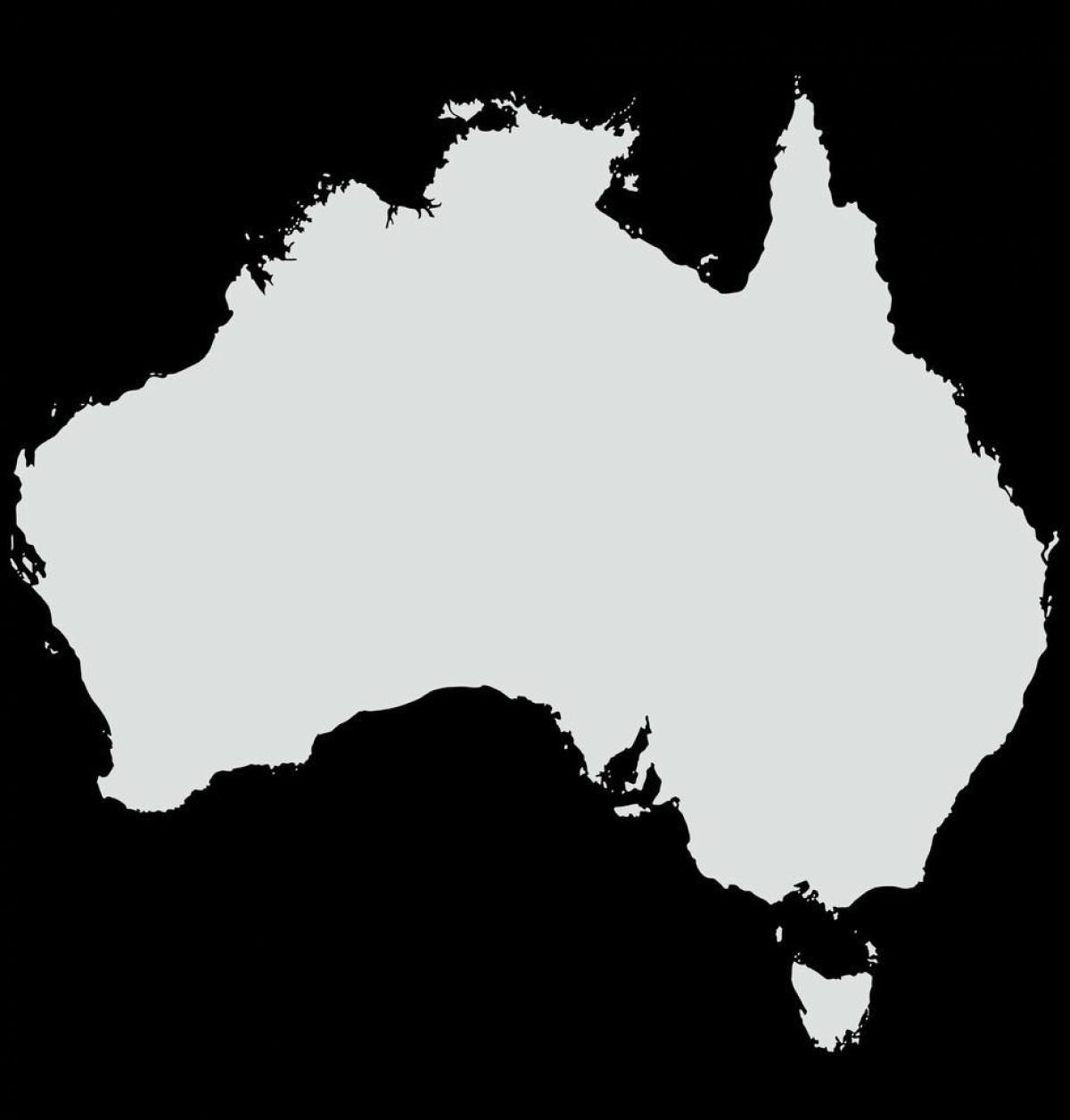 Map of Australia Blank Meme Template