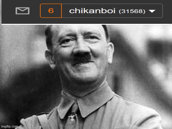 my notifications lol | image tagged in adolf hitler | made w/ Imgflip meme maker