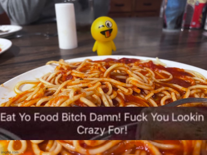 spagoober (yes i had spaghetti for dinner) | made w/ Imgflip meme maker