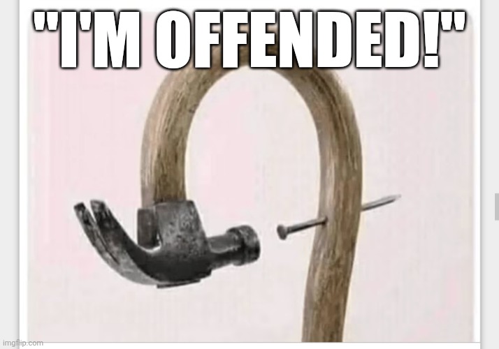 Woke to English translation | "I'M OFFENDED!" | image tagged in funny meme | made w/ Imgflip meme maker
