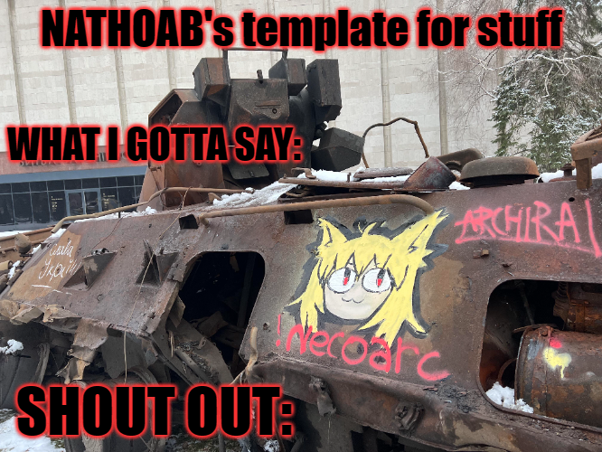 High Quality NATHOAB template Blank Meme Template