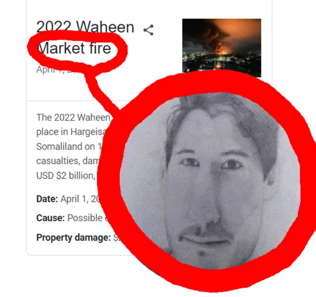 market fire Blank Meme Template