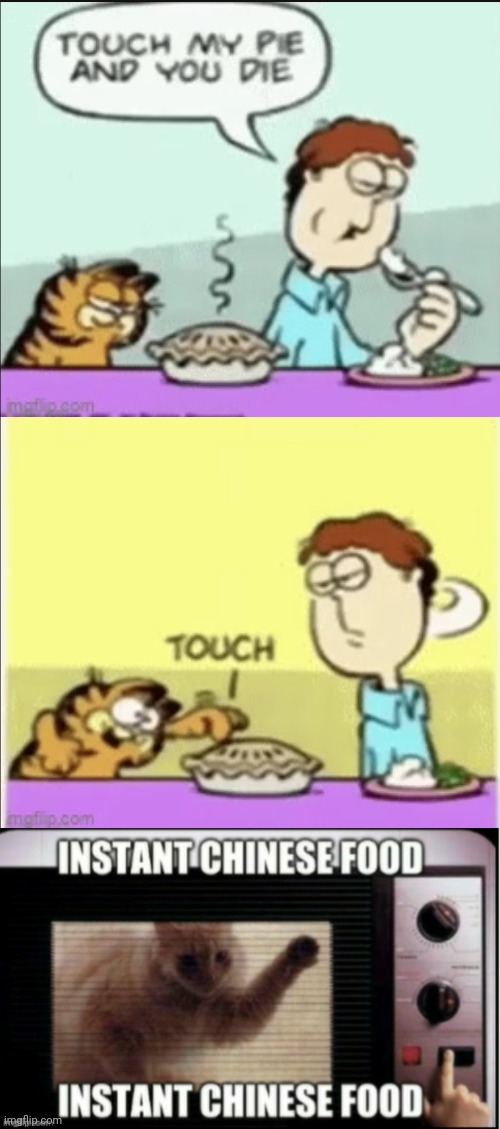 e | image tagged in garfield | made w/ Imgflip meme maker