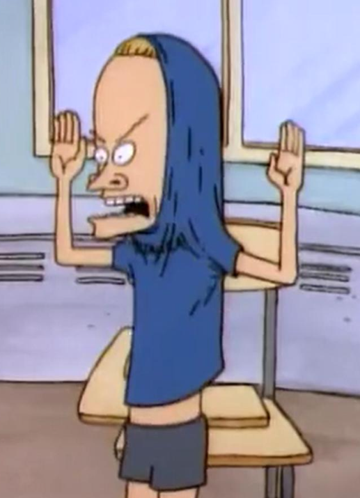 High Quality Cornholio Blank Meme Template