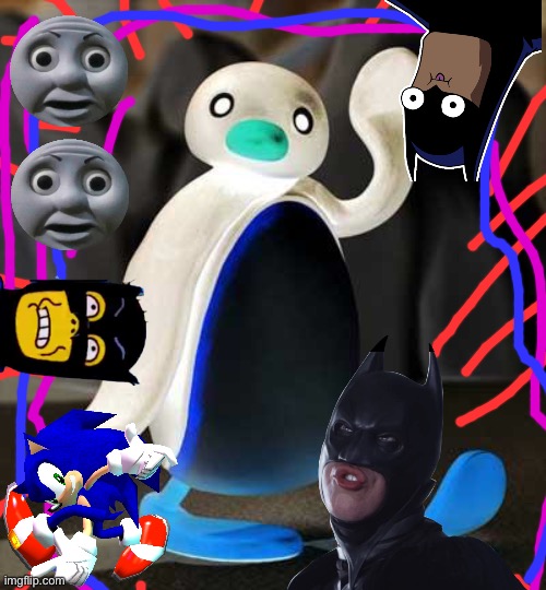 Pingu's weird dream | image tagged in pingu | made w/ Imgflip meme maker