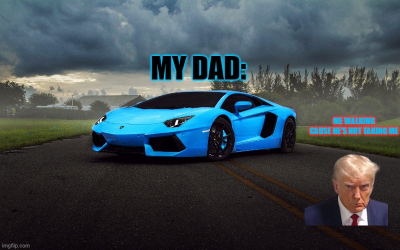 True Meme | MY DAD:; ME WALKING
CAUSE HE'S NOT TAKING ME | image tagged in car memes,my dad,look at me | made w/ Imgflip meme maker