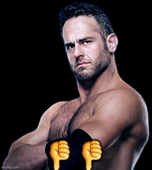Roderick Strong | 👎👎 | image tagged in memes,aew,roderick strong | made w/ Imgflip meme maker
