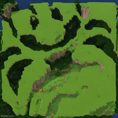 just a normal minecraft world... SQUINT YOUR EYES | image tagged in just a normal minecraft world squint your eyes | made w/ Imgflip meme maker