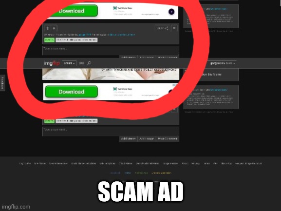 SCAM AD | made w/ Imgflip meme maker