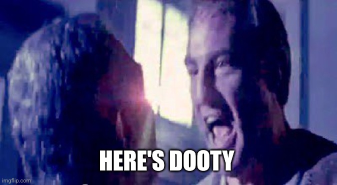 Poltergeist | HERE'S DOOTY | image tagged in poltergeist | made w/ Imgflip meme maker