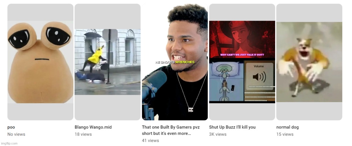 all my shorts | made w/ Imgflip meme maker