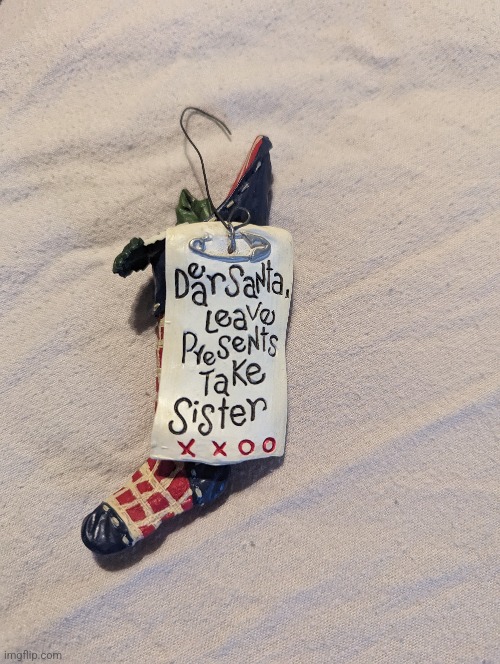 w ornament | made w/ Imgflip meme maker