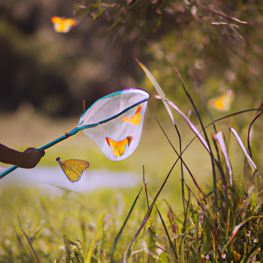 someone catching butterflies Blank Meme Template