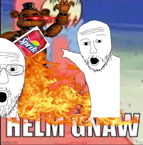 HELM GNAW | image tagged in helm gnaw | made w/ Imgflip meme maker