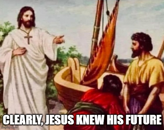 Wear that Cross with Pride | CLEARLY, JESUS KNEW HIS FUTURE | image tagged in religious joke | made w/ Imgflip meme maker