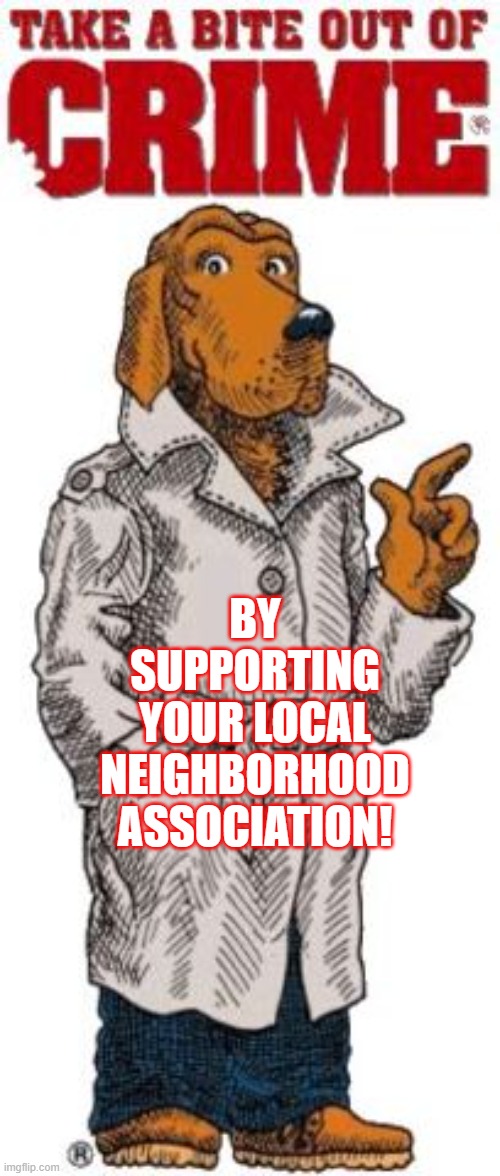 Neighborhood Association Support (English 101 Meme Assignment) | BY SUPPORTING YOUR LOCAL NEIGHBORHOOD ASSOCIATION! | image tagged in memes | made w/ Imgflip meme maker