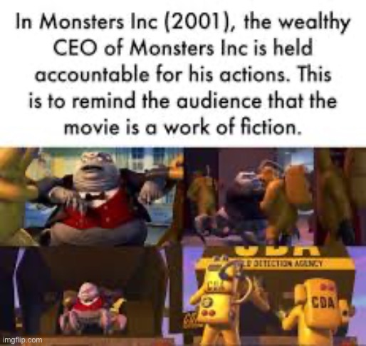image tagged in monsters inc | made w/ Imgflip meme maker