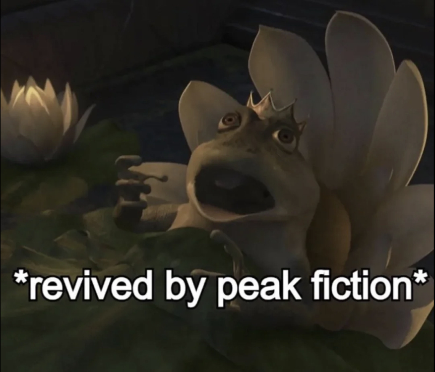 High Quality Revived by peak fiction Blank Meme Template