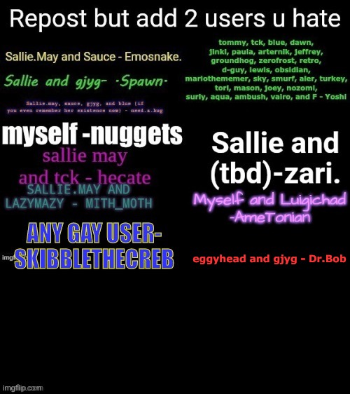 eggyhead and gjyg - Dr.Bob | made w/ Imgflip meme maker