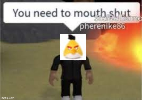 mouth shut | image tagged in roblox meme,shut | made w/ Imgflip meme maker