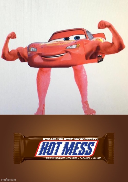 Lightning McQueen | image tagged in hot mess,cursed image,lightning mcqueen,memes,cursed,legs | made w/ Imgflip meme maker