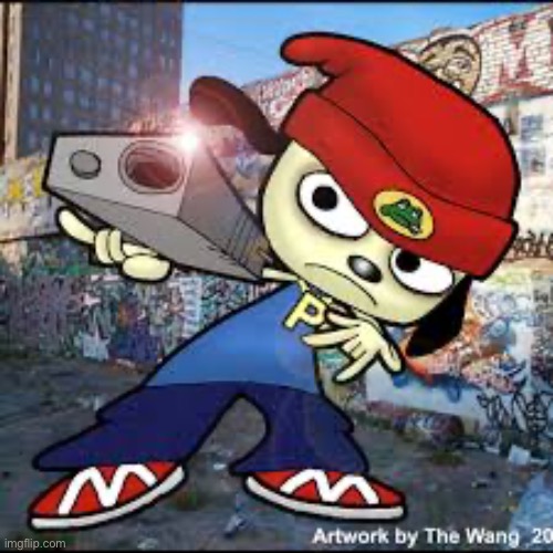 High Quality Gangster Parappa Blank Meme Template
