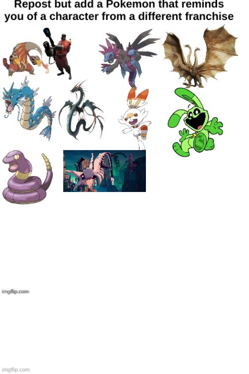 Do not ask me why The Forgotten Thresher boss from Solar Ash looks like Ekans, its uh, a flying corrupted ekans, yea | made w/ Imgflip meme maker