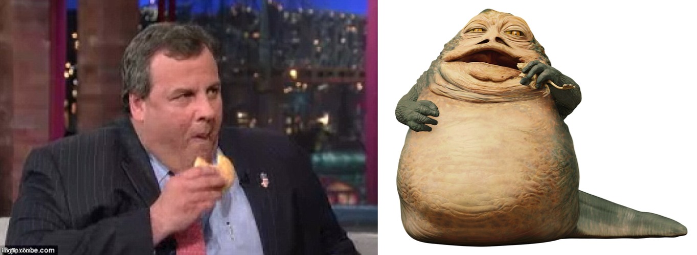 “So, remember, every picture tells a story, don't it…” ― Rod Stewart | image tagged in chris christie,separated at birth,totally looks like,krispy kreme | made w/ Imgflip meme maker