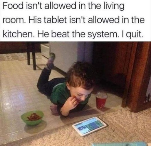 He beat the system. | image tagged in he beat the system | made w/ Imgflip meme maker