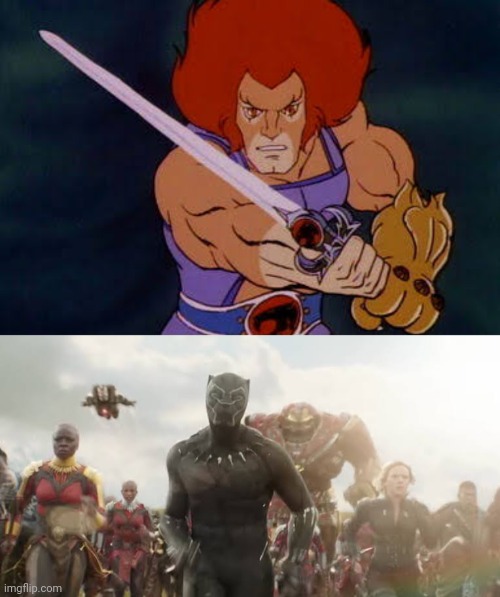 High Quality Avengers Ripped Off Thundercats Blank Meme Template