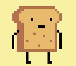 High Quality bread standing silently Blank Meme Template