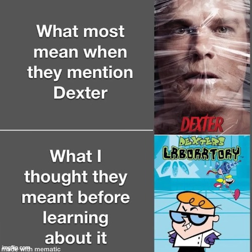 image tagged in dexter,dexter's laboratory,cartoon network | made w/ Imgflip meme maker