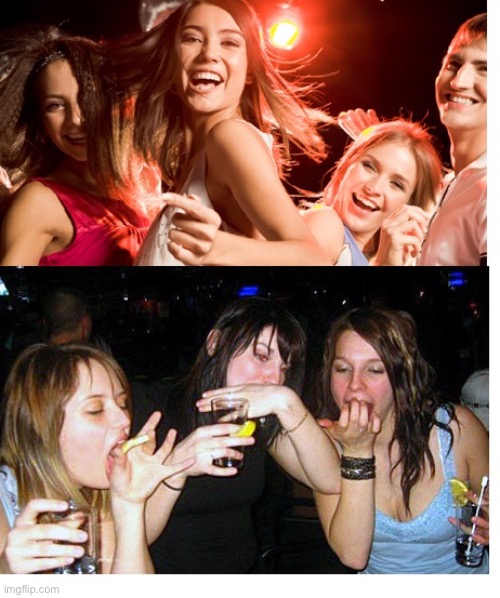 drunk girls | image tagged in drunk girls | made w/ Imgflip meme maker