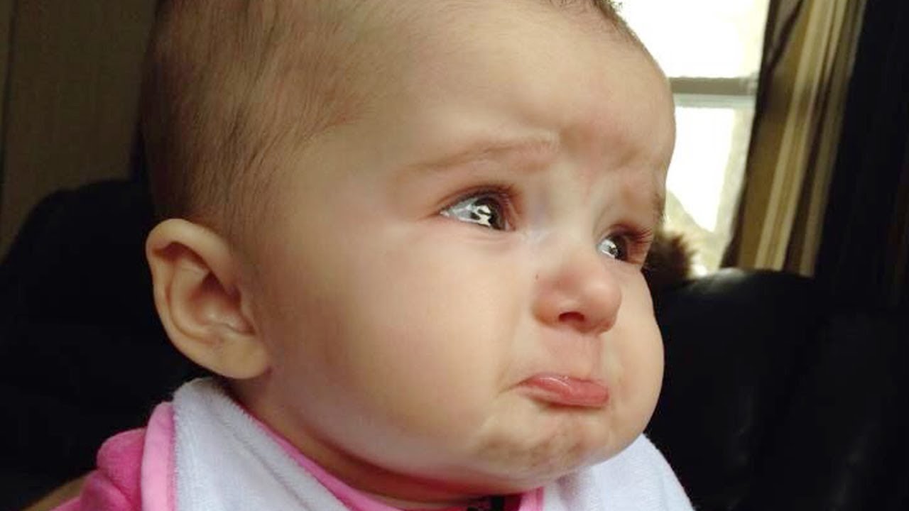 Crying cute baby Blank Meme Template