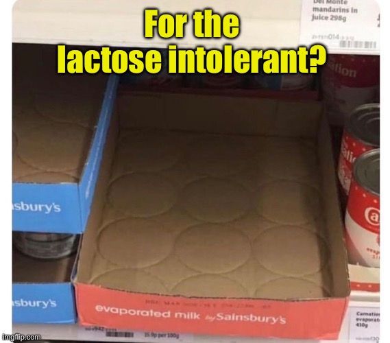 Evaporated | For the lactose intolerant? | image tagged in dad joke | made w/ Imgflip meme maker