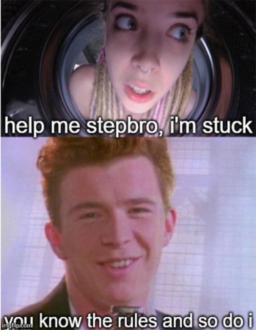 stepbro im stuck | image tagged in stepbro im stuck | made w/ Imgflip meme maker
