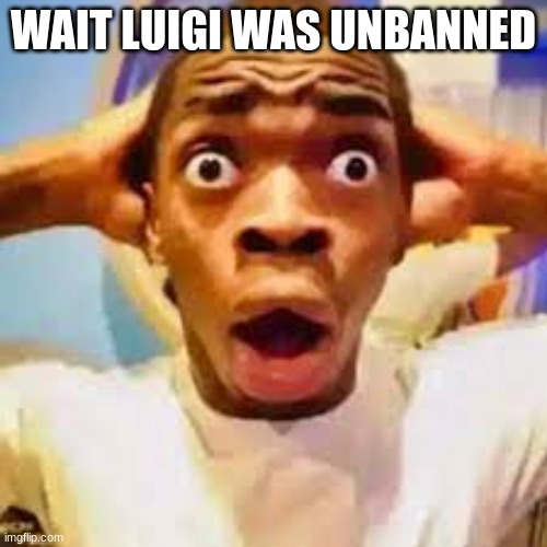 FR ONG?!?!? | WAIT LUIGI WAS UNBANNED | image tagged in fr ong | made w/ Imgflip meme maker