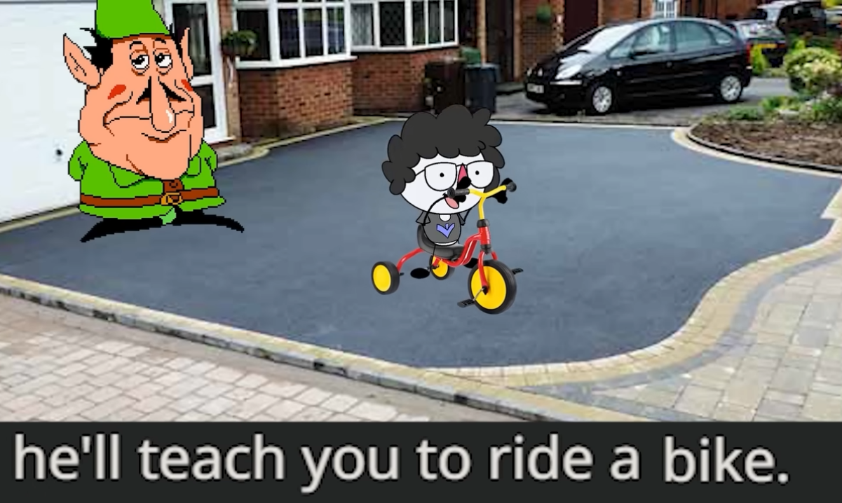 High Quality ride a bike Blank Meme Template
