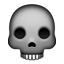 High Quality ? Skull Emoji 2010/6 Blank Meme Template