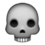 High Quality ? Skull Emoji 2012/03 Blank Meme Template