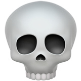 High Quality ? Skull Emoji 2016/09 Blank Meme Template