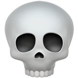 High Quality ? Skull Emoji 2016/09 Blank Meme Template