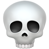 High Quality ? Skull Emoji 2016/12 Blank Meme Template