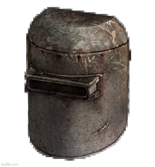 Raider Blastmaster Helmet Fallout 3 Transparent | image tagged in raider blastmaster helmet fallout 3 transparent | made w/ Imgflip meme maker