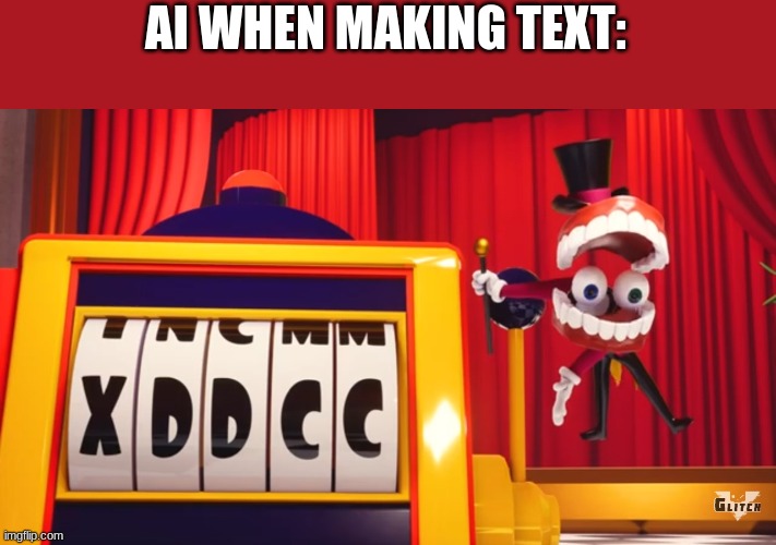 What do you think of "XDDCC"? | AI WHEN MAKING TEXT: | image tagged in what do you think of xddcc | made w/ Imgflip meme maker