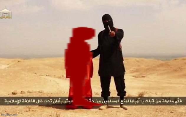 real | image tagged in isis hostage | made w/ Imgflip meme maker