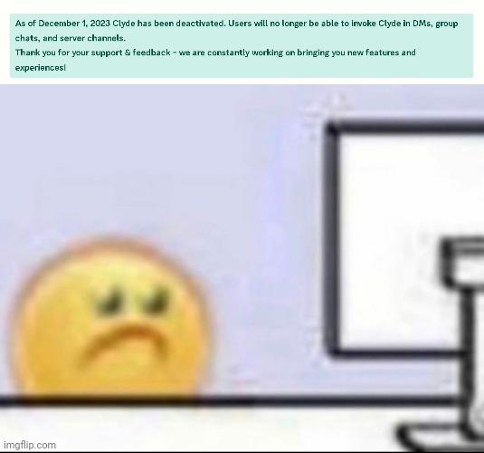 Clyde was annoying but funny | image tagged in zad | made w/ Imgflip meme maker